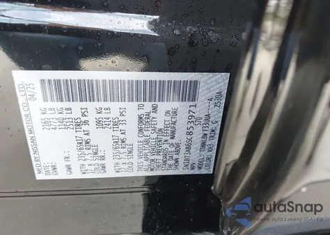 2025 Nissan Rogue S Intelligent Awd из США, поврежденный, VIN 5N1BT3AB6SC853971